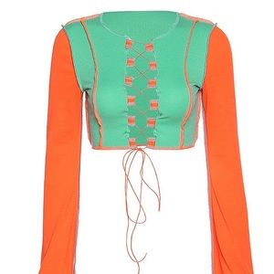 Lace Up Top